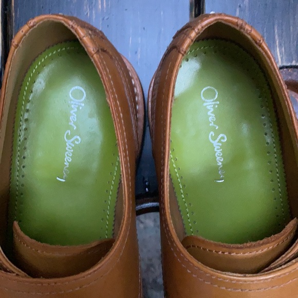 NEW Oliver Sweeney Ufford Leather & Suede Shoes - Picture 3 of 9